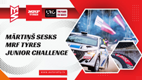 Ar desmit ekipāžu dalību startē “Mārtiņš Sesks MRF Tyres Junior Challenge”